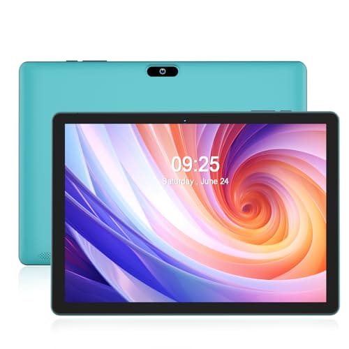 PRITOM Android WiFi Tablet Android 13, 64GB ROM, expandable to 512GB, Quad Core Processor, HD IPS Screen, 5000mAh Battery, Dual Camera, Bluetooth, Tablet (Blue)