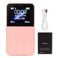 SOYES S10P Mini Mobile, Rear Camera 5MP HD Digital Camera Mini Mobile Card (Pink)