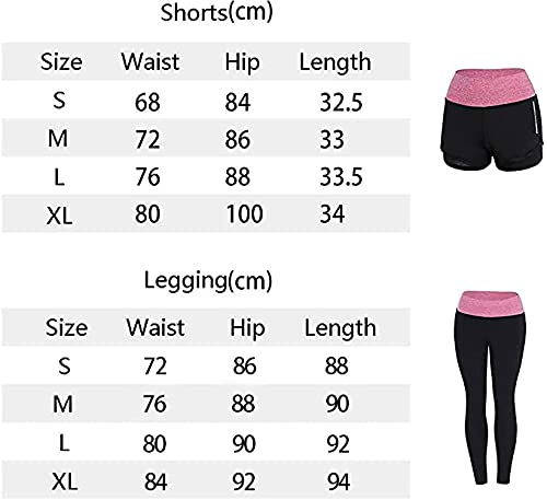 ZETIY Women's 5pcs Yoga Suit Sweatsuit Women's Activewear Sets Sport Yoga Fitness Clothing Ladies Workout Outfit Sportsuits for Running Jogging Gym