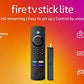 Amazon Fire TV Stick Lite with Alexa Voice Remote Lite, our most affordable HD streaming stick