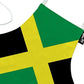 Jamaican Flag apron Baking Jamaica themed Caribbean Reggae Gifts Kitchen Cooking White