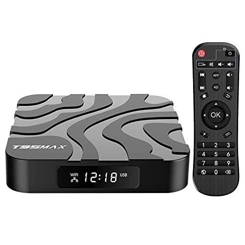 Android TV Box 12.0, Smart TV Box Android 12.0 2GB RAM 16GB ROM H618 Quad-Core Cortex-A53 CPU Supports 2.4GHz+5GHz Dual WiFi Ethernet 3D 6K Ultra HDR10 Output H.265 HEVC Android Box Media Player