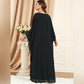 IBTOM CASTLE Muslim Abaya for Women Long Batwing Sleeved Dresses Dubai Modest Floral Embroidery Kaftan Dress Turkey Maxi Prayer Dress Caftan Robe Dresses Black One Size