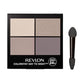 Revlon ColorStay Day to Night 24 Hour Eyeshadow Quad with Dual-Ended Applicator Brush, Longwear, Intense Color Smooth Eye Makeup for Day & Night, Matte & Shimmer Finish, Stunning (570) Unisex