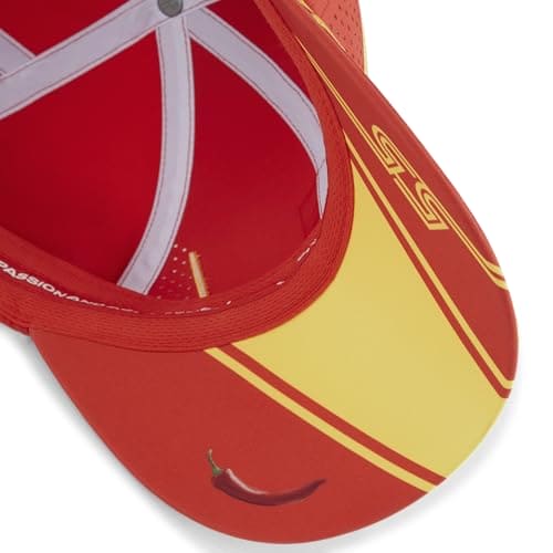 PUMA Scuderia Ferrari 2024 Carlos Sainz Cap Burnt Red One Size Fits Most