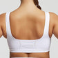 POMPEA Women's Brass. Comfort Size Bra, White, XXL Plus (Pack of 3)