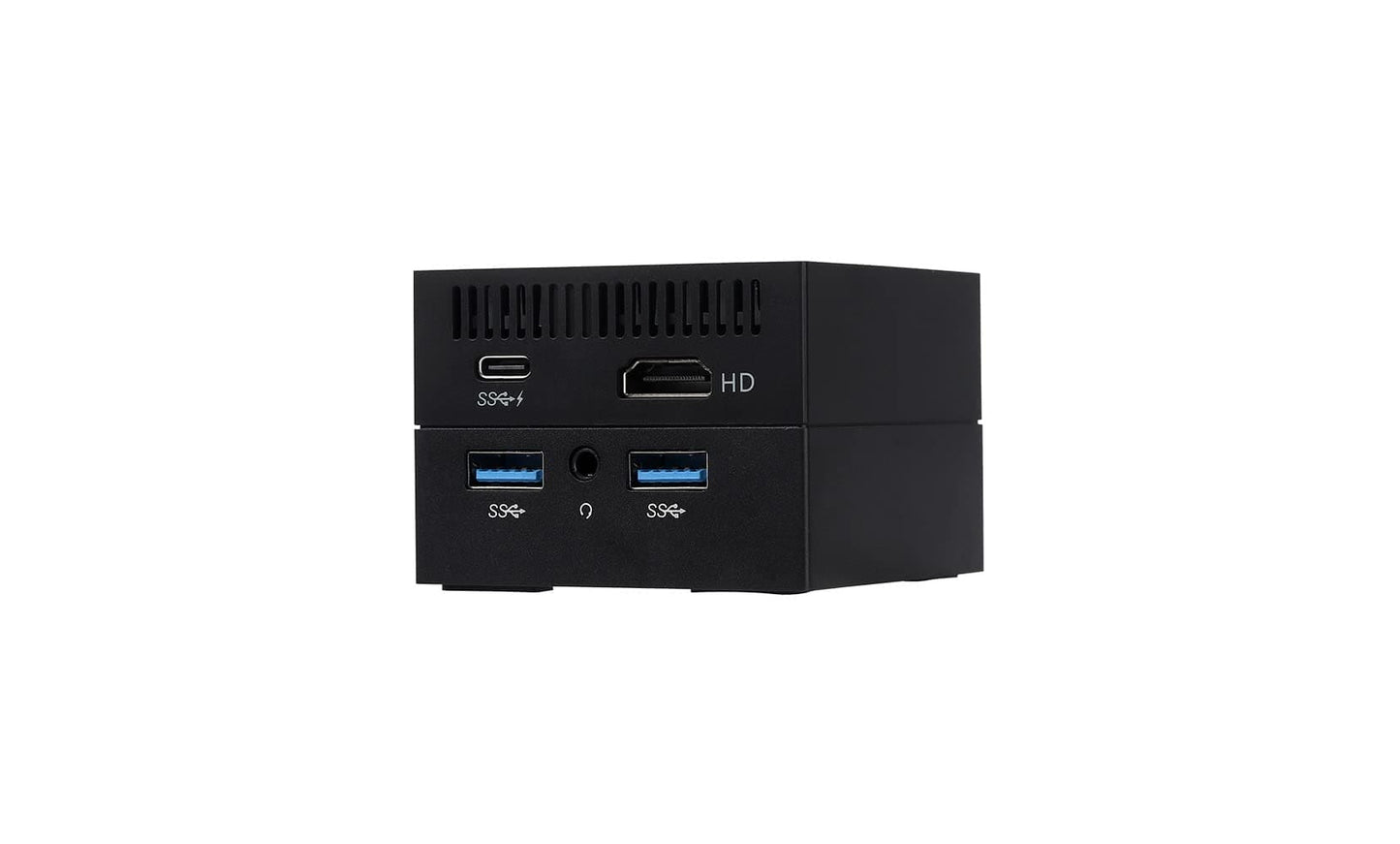 Fusion5 FMP4 Mini PC Windows 11 Pro - Intel Quad Core Mini Computer, 128GB Storage and 8GB RAM - Mini Desktop Computer with Dual Band WiFi, HDMI, USB 3.0, Micro SD Card Slot - Small & Portable