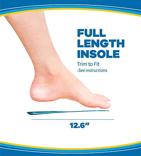 Dr. Scholl's Energizing Comfort Everyday Insoles with Massaging Gel®, On Feet All-Day, Shock Absorbing, Arch Support,Trim Inserts to Fit Shoes, Men's Size 8-14, 1 Pair