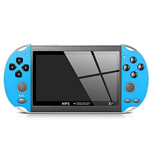 Temoo X7 Retro Handheld Game Console, Built In 10000 Games And 10 Emulators, 4.1inch HD Screen Rechargeable Handheld Console, Portable Mini Handheld Game Console, Support Video Output Music Ebook