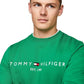 Tommy Hilfiger Men Tommy Logo Sweatshirt without Hood, Green (Olympic Green), S