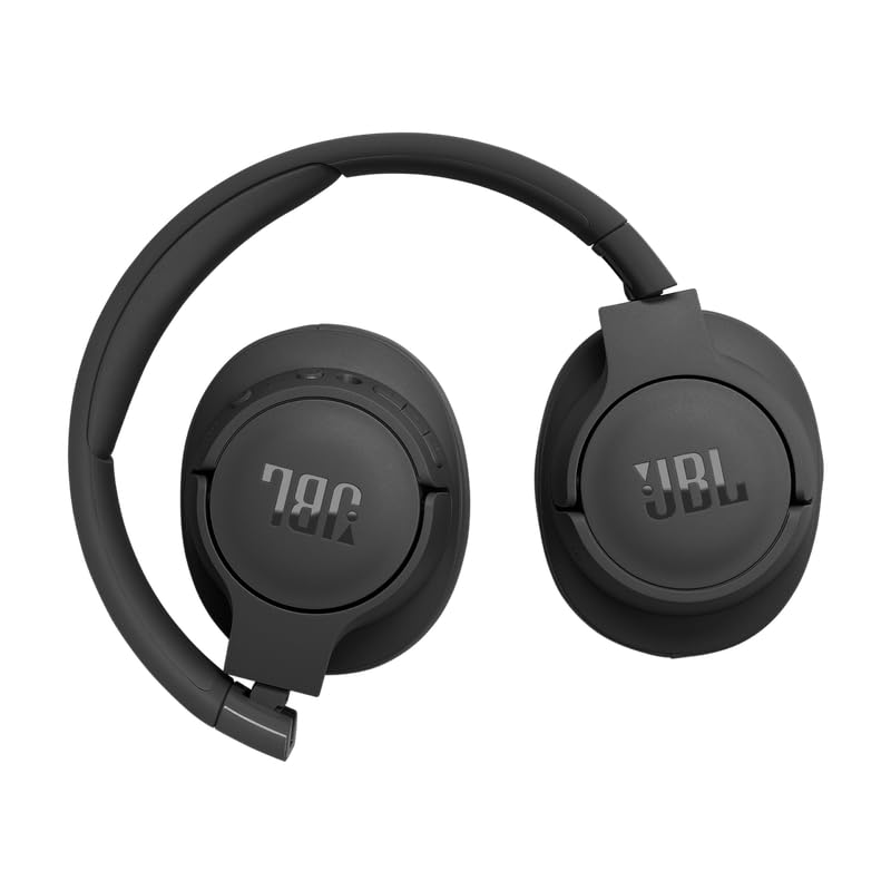 JBL Tune 770NC Wireless Over-Ear Bluetooth Headphones with Adaptive Noise-Cancelling Technology and 70-Hour Battery Life, Black