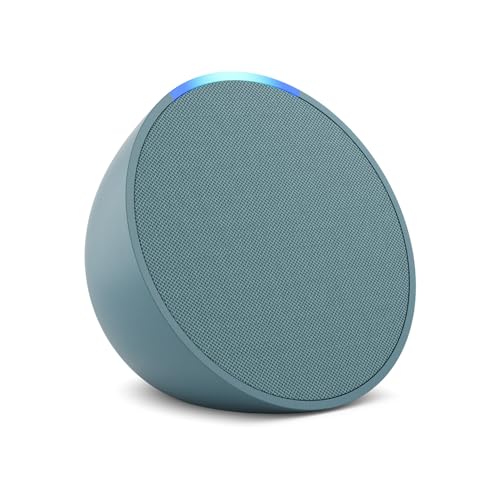 Certified Refurbished Echo Pop | Full sound compact Wi-Fi and Bluetooth smart speaker with Alexa | Midnight Teal