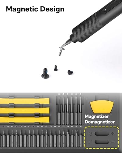 HOTO 28 in 1 Precision Screwdriver Set Bundle With Electric Precision Screwdriver Kit Pro