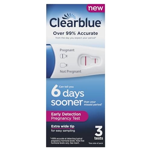 Clearblue Early Detection Pregnancy Test, 3 Ct