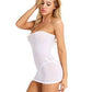 ranrann Women's See Through One Piece Bodycon Mini Tube Dress Nightclub Teddy Lingerie Dresses White Seamless One_Size