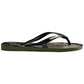 Havaianas Unisex Top Camo Sandal - Bold Print Flip Flops - Moss, 11/12W - 9/10M