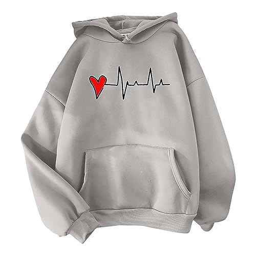 FJKVAVF Deal of the Day Today Sale Prime Ladies Grey Zipped Hoodies Ladies Warm Fleece Tops Long Sleeve Top Cotton Lightweight Fall Hoodie Ladies Cotton Jumpers Size 16 Women Tops Sale Clearance