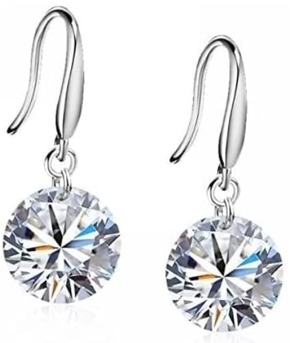 Beitsy Lily Jewelry 925 Sterling Silver Swarovski Crystal Elements Drop Earings