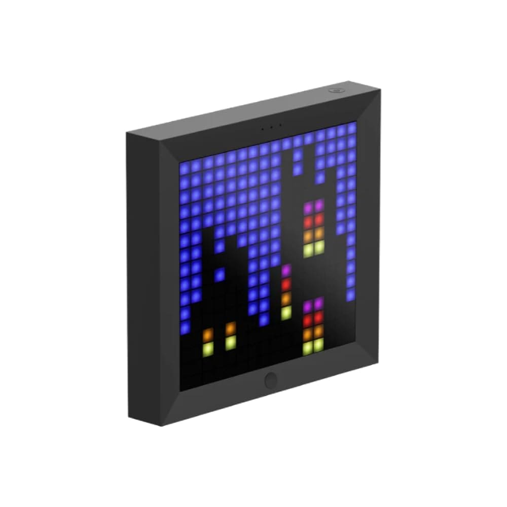 Divoom Pixoo Pixel Art LED Panel with Smart App - Black