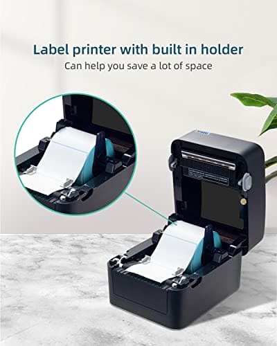 vretti Thermal Bluetooth Label Printer Bluetooth Shipping Label Printer,Thermal Label Printer 4x6 With Compatible with Windows and Linux Systems,Not Compatible with Mac OS