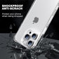 Melomon Case for iPhone 16 Pro Max, Advanced Airbag Drop Protection, Transparent Hard Back PC & Shockproof TPU Bumper Phone Cover, Anti-Scratch, for iPhone 16 Pro Max 6.9-Inch (2024) - Crystal Clear