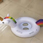 Inflatable Unicorn Baby Swim Ring Toddler Pool Float Tube Water Toys Inflatable Kids Swim Ring with Seat