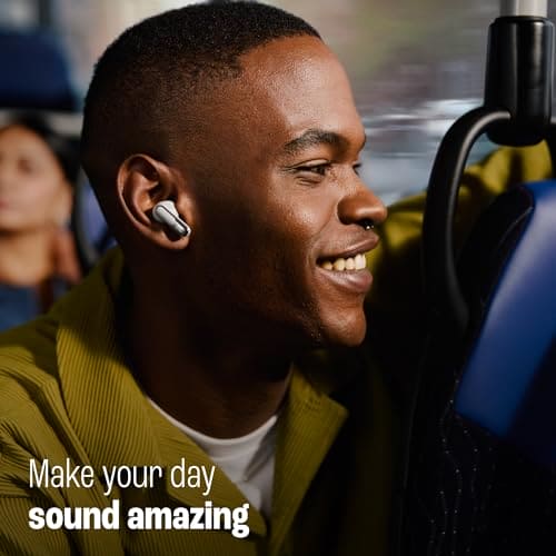 JBL Live Flex 3, Wireless Earbud Headphones with Bluetooth, 50h Battery Life, True Adaptive Noise Cancelling and High-Resolution Signature Sound, IP54 Waterproof, Open-Back Stick Design, Black