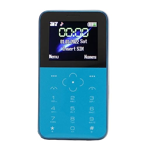 SOYES S10P Mini Smartphone 1.5 Inch Screen 800mAh Battery Mini Cellphone 5MP Rear Camera Micro USB HD Digital Camera (Blue)