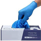 Surgicals Powder Free Nitrile Gloves, Food Grade, Hand Disposable Gloves - 100 Count - Blue (100, Medium)