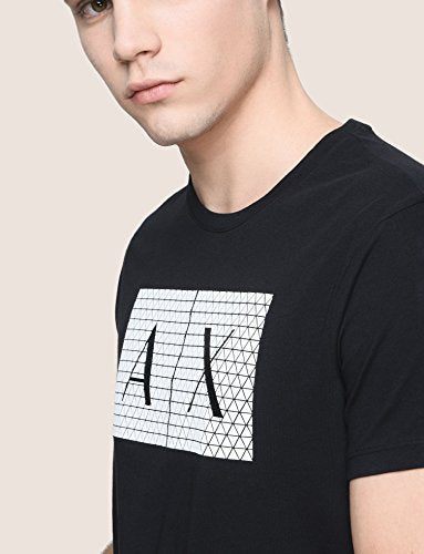 Armani Exchange Men's 8nztck T Shirt, Black, L UK