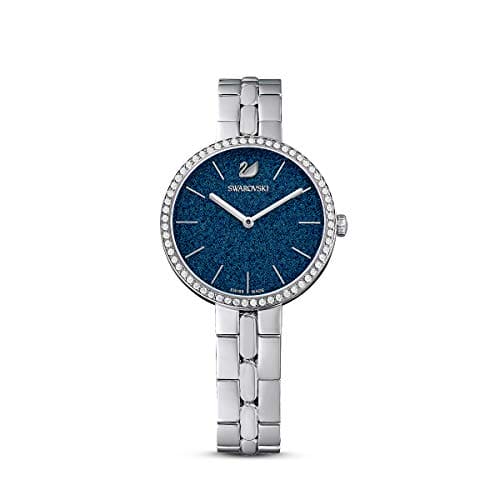 Swarovski Cosmopolitan watch, Metal bracelet, Blue, Stainless steel