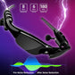 Wireless Bluetooth Headset with Sports Polarized Sunglasses Bluetooth Sunglasses MenSport Sunglasses Music Sunglasses Bluetooth Glasses Headphone Built-in Mic for Fishing & Outdoor Cycling Running