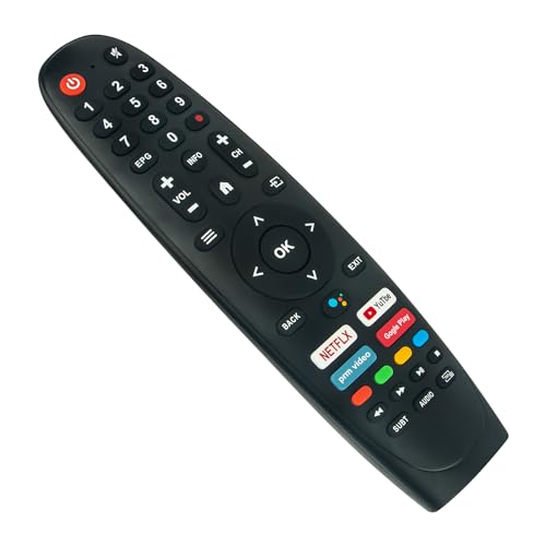 VINABTY New Remote Control Replacement fit for TECH Smart TV 43UA20V3 for JVC RM-C3408E Smart TV Remote Controller