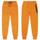 ANGELA BEBE Men's Tracksuits Sweatsuits For Men Hooded Tracksuit Sweatsuit Long Sleeve Full-Zip Jogging Sweatpants 2 Piece, Orange, Small