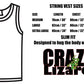 CRAZY LIZARD Jamaica String Vest in Classic Jamaica String Vests. Mesh Marina Vests Men with Rasta Colours Rasta String Muscle Vest Jamaican Clothing Mesh Marina