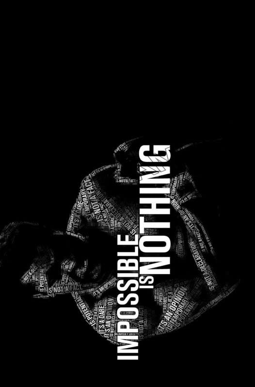 Muhammad Ali Poster Boxer The Greatest Impossible Is Nothing Wall Art Picture A4