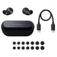 Technics HiFi True Wireless Multipoint Bluetooth Earbuds with Noise Cancelling, 3 Device Multipoint Connectivity, Wireless Charging, Impressive Call Quality, LDAC Compatible - EAH-AZ60M2-K (Black)