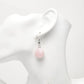 TreasureBay Stunning Handmade Natural Gemstone Earrings for Women (Rose Quartz)