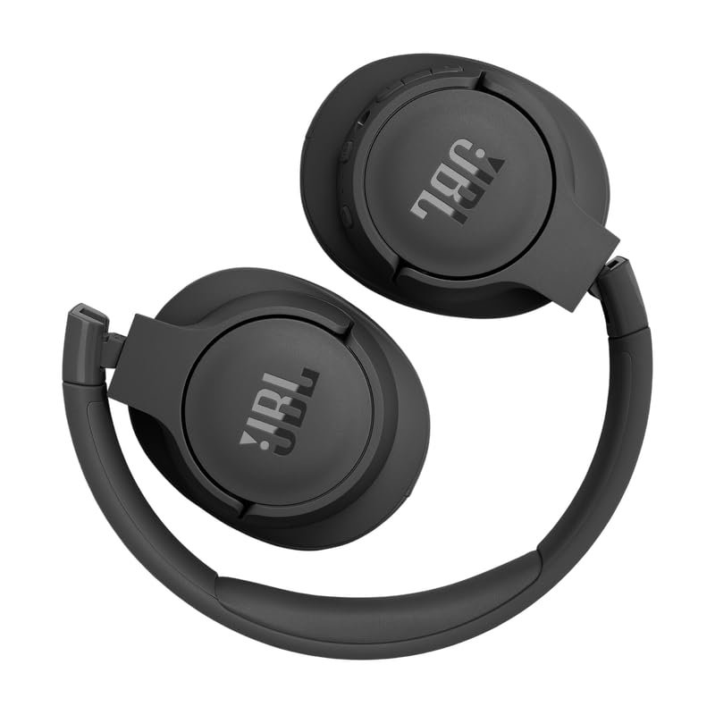 JBL Tune 770NC Wireless Over-Ear Bluetooth Headphones with Adaptive Noise-Cancelling Technology and 70-Hour Battery Life, Black