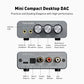 Fosi Audio K5 Pro DAC Amp Headphone Amplifier, Mini Hifi Stereo Digital-to-Analog Converter, USB Type-C/Coaxial/Optical to 3.5MM AUX/RCA Jack, for Gaming PS5/ PC/Active Speakers Up to 24 bit/192 kHz