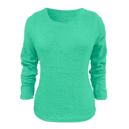 black of friday shirt ladies long sleeve tops amaon shopping sale,Ladies Fleece Tops for Women UK Clearance Long Sleeve Warm Sherpa Sweatshirts Plus Size Fashion Causal Sweater Basic Pullover