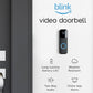 Blink Video Doorbell | Two-way audio, HD video, long-lasting battery life, motion detection, chime app alerts, Works with Alexa (Black)