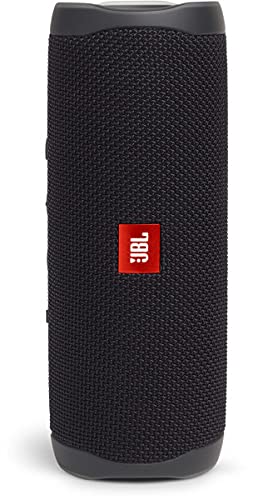 JBL Flip 5 Portable Bluetooth Speaker with Rechargeable Battery, waterproof, PartyBoost compatible, midnight black