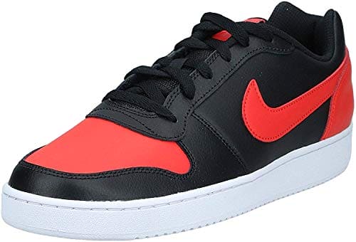 Nike Ebernon Low Mens Trainers AQ1775 Sneakers Shoes (UK 7 US 8 EU 41, Black Habanero red White 004)