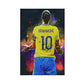 Zlatan Ibrahimovic Poster Soccer Football Pop Art Player 7 Canvas Wall Art Decor Paintings for Living Room Home Decoration 12×18inch(30×45cm) Unframe-style1