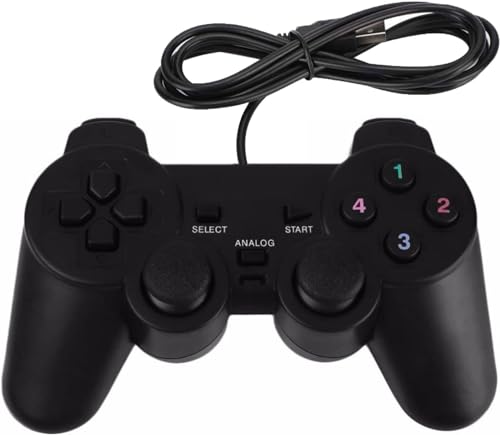 PC Game Controllers, USB Game Board Controller For Wired Shock Vibration Controller, Wired Controller Compatible With pc Remote Game Controller With