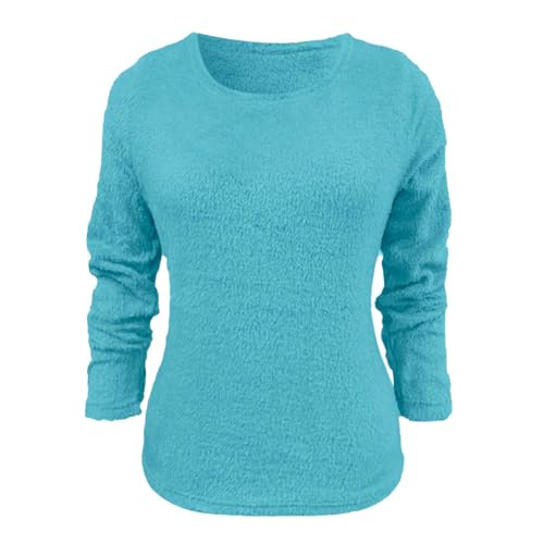 black of friday sales winter jumpers women amaon/outlet,Ladies Fleece Tops for Women UK Clearance Long Sleeve Warm Sherpa Sweatshirts Plus Size Fashion Causal Sweater Basic Pullover