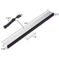 KIMILAR Wii Sensor Bar, Infrared LED Replacement Wired Sensor Bar comaptible with Nintendo Wii & Wii U with Clear Stand