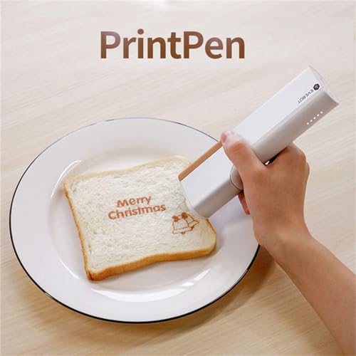 FBJAMZ Food Printer, Portable Coffee Latte Printer, Edible Digital Inkjet Printing Pen for Home Bakers, Professional Pastry Chefs, Event Planners