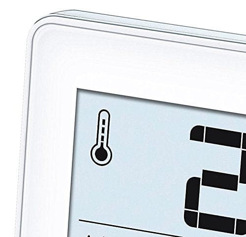 Beurer HM16 Thermo-Hygrometer | Indoor Climate Control for a Healthier Home | Displays Room Temperature and Humidity | Easy to interpret Smiley face sequencing